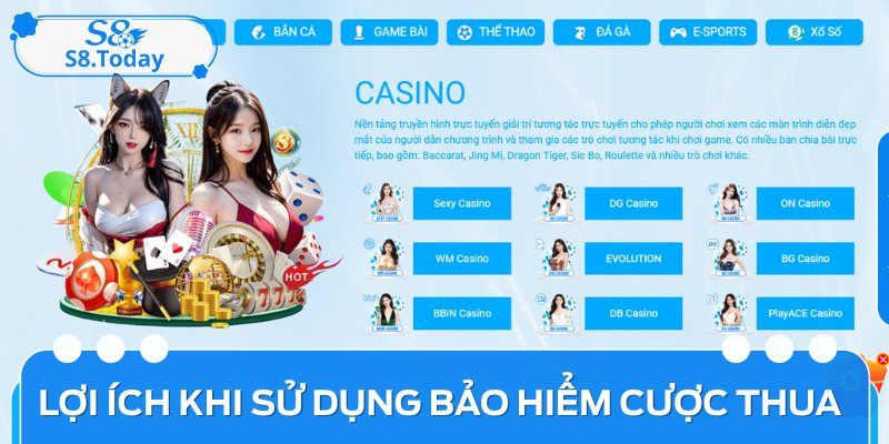 Bảo Hiểm Cược Thua S8: Giải Pháp An Toàn Cho Người Chơi 12 Những lợi ích hấp dẫn nhận được khi tham gia bảo hiểm thua cược S8