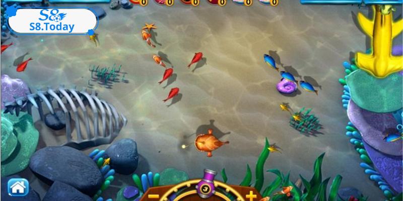 Game Bắn Cá Săn Rồng Vàng - Cơ Hội Làm Giàu Cực Lớn 4 Sử dụng đạn lớn và tính năng khóa mục tiêu là cách bắn cá to dễ chết