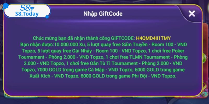 Bảo Hiểm Cược Thua S8: Giải Pháp An Toàn Cho Người Chơi 11 Ưu đãi tặng code miễn phí S8 được hội viên mong chờ